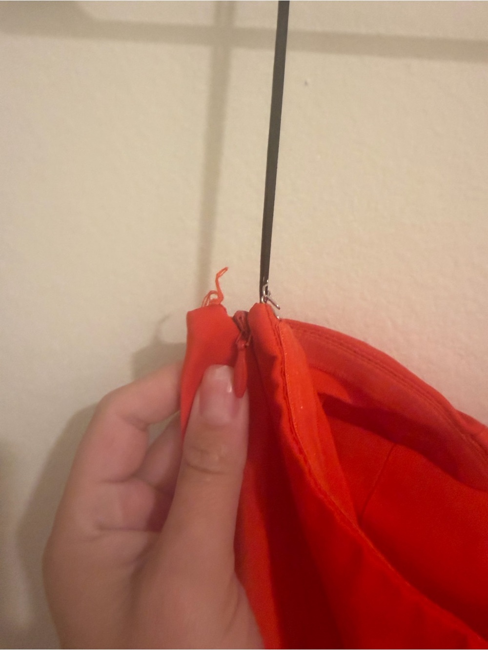 Revolve NBD Jasper Dress size S One Shoulder Sash Tie Belt Formal Wedding Orange - Picture 4 of 7